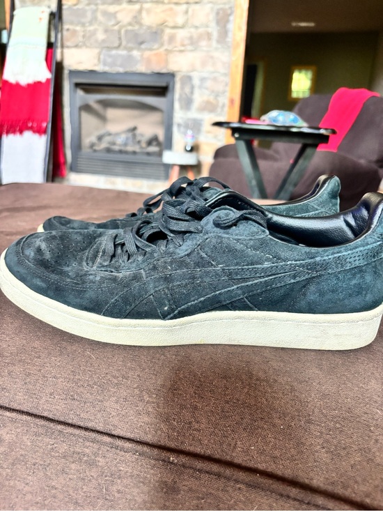Onitsuka Tiger by Asics Other - Onitsuka Tiger by Asics Black Suede Low-Top Sneakers with Cream Sole